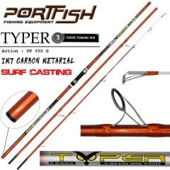 Portfish Typer 425 cm 3 Parça Surf Kamış