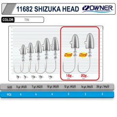 Cultiva 11682 Shizuka Jig Head