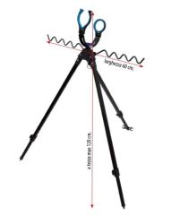 Lineaeffe 6313054 Tripod Teleskobik Ayarlanabilir Kamış Sehpası 120cm