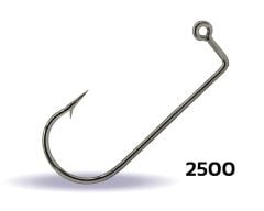Youvella 2500 Jig Head İğnesi Delikli Uzun 100'lü Kutu Nikel