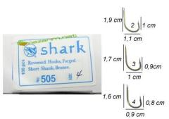 Shark Bronz İğne 505 No:2-3-4