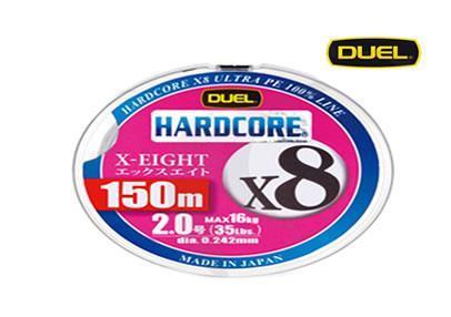 Duel Hardcore Carbon 8X 150 mt 0,19 mm