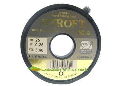 Stroft FC2 Fluocarbon 0,25 mm Misina 50 mt