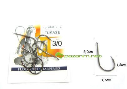 Fudo 4101 Fukase Black Nikel İğne