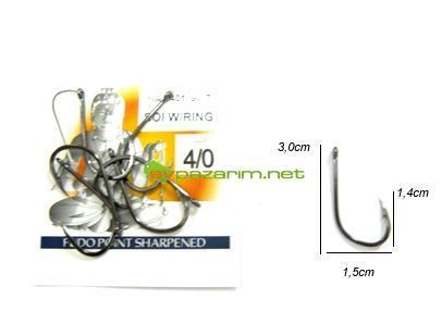 Fudo 3401 Soı W/Ring Black Nikel İğne