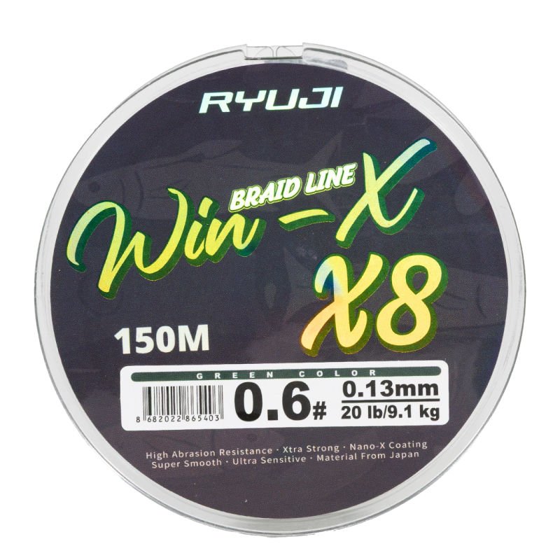 Ryuji Winx X8 150 mt Green İp Misina