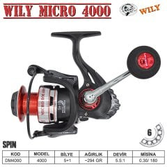 Wily Micro 4000 DM Spin Metal Olta Makinası