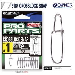 Owner 5187 Crosslock Snaps Rapala Klips