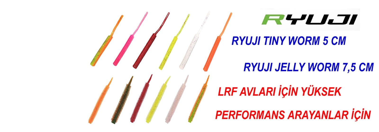 Ryuji yüksek av performansına sahip lrf silikon yemler
