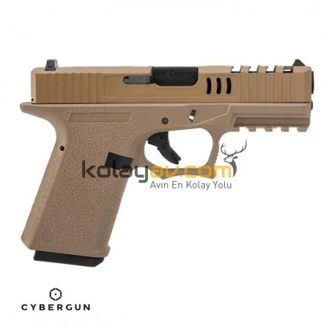 CYBERGUN AW Custom VX9 mod 1J Tan Blowback Airsoft Tabanca