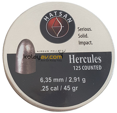 Hatsan Hercules 6,35 mm Havalı Tüfek Saçması (45 Grain - 625 Adet)