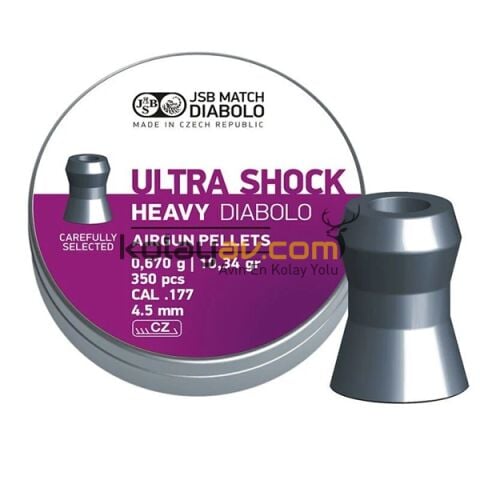 JSB Ultra Shock Heavy Havalı Saçma 4.5mm, Pellet