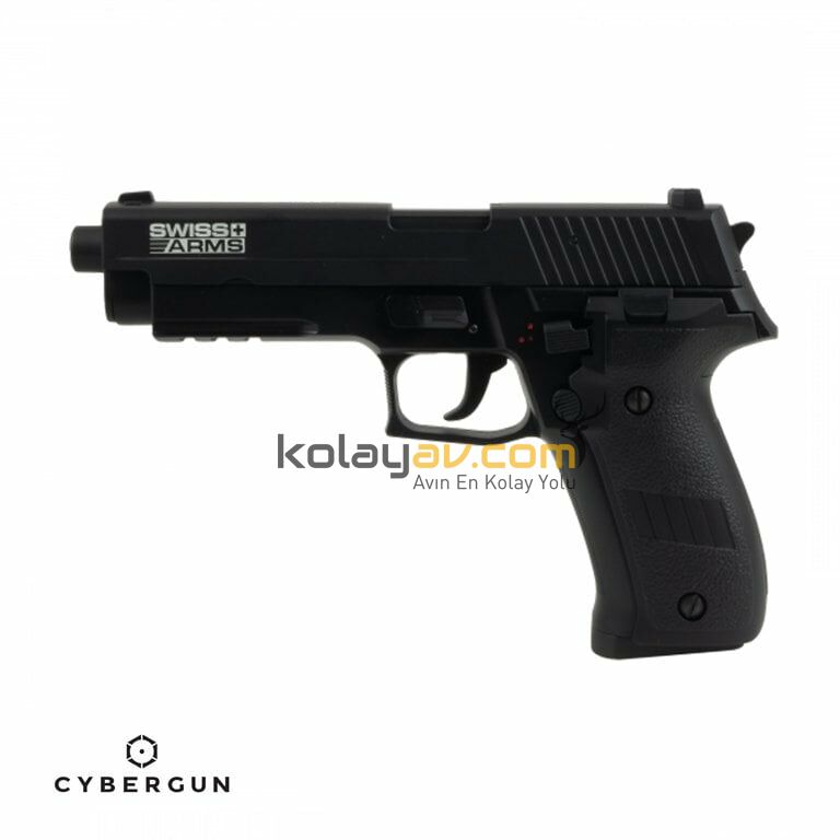 CYBERGUN Swiss Arms Navy Pistol Pilli Airsoft Tabanca