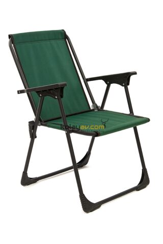 Katlanır Kamp Sandalyesi 2 Adet Yeşil - Masa Seti