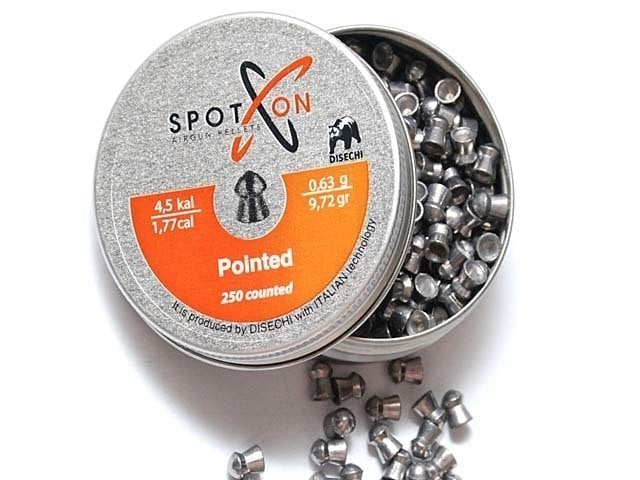 Spoton Pointed 4.5mm 9.72Gr Havalı Tüfek Saçma, Pellet