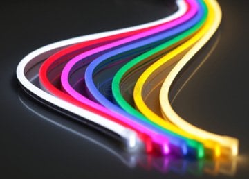 6x12mm 12V 9W IP67 Pembe Neon Led 1cm