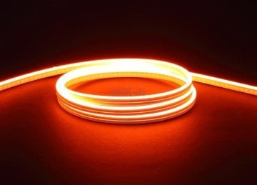 12V 6x12mm 9W IP67 Silikon Turuncu Neon Led 1cm