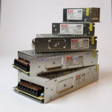Jinbo 12V 12.5A 150W Metal Kalın Kasa Adaptör