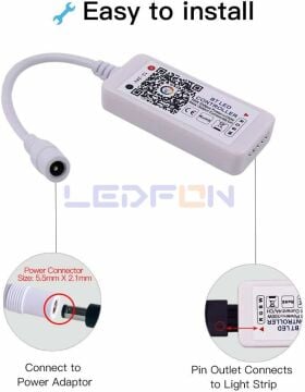 Bluetooth RGB/RGBW Led Kontrol Cihazı