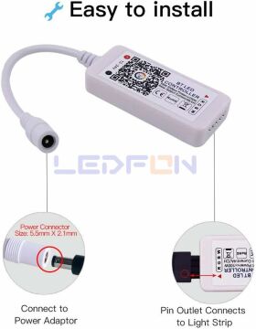 Bluetooth RGB/RGBW Led Kontrol Cihazı