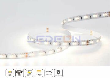 24V 19.2W Samsung 120 Led Silikonsuz 2700K-6500K Tunable White Şerit Led