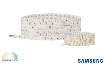 24V 19.2W Samsung 240 Led İç Mekan 2700K+6500K Tunable White Şerit Led