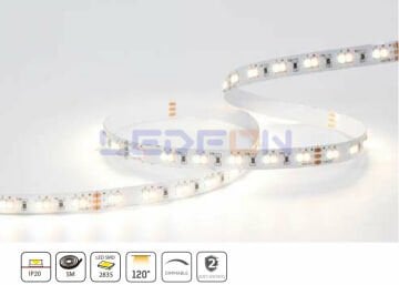 24V 19.2W Samsung 240 Led İç Mekan 2700K+6500K Tunable White Şerit Led