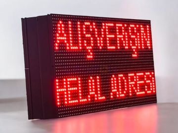 32x128 cm P10 Led Tabela