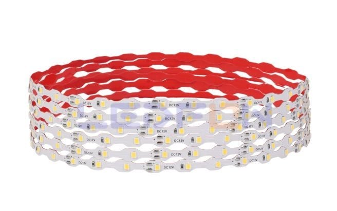 12V 6W 60 Led Zigzag Mavi Şerit Led