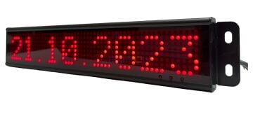 Dekoratif Dotmatrix Led Saat/Tarih/Derece