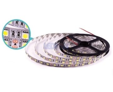 12V 14.4W 3 Çip Silikonsuz Yeşil Şerit Led