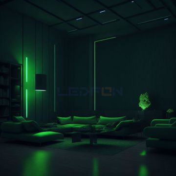 12V 3 Çip Silikonsuz Yeşil Şerit Led
