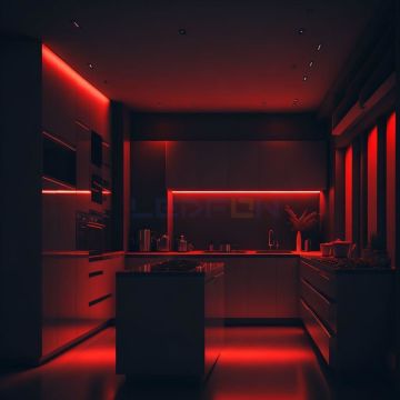 12V 14.4W Bakır PCB 3 Çip IP20 Kırmızı Şerit Led