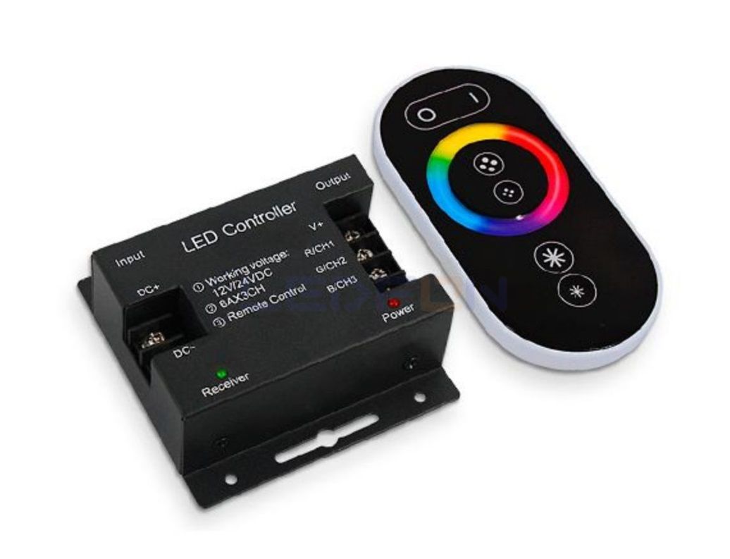 Dokunmatik Touch Kumandalı RGB Led Kontrol Cihazı 18A