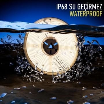 12V 14.4W 3 Çip IP68 Su Geçirmez RGB Şerit Led