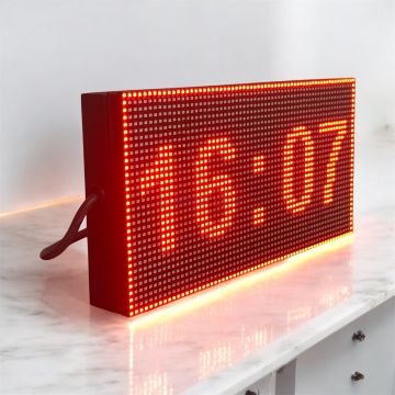 16x32 cm P10 Dijital Led Saat