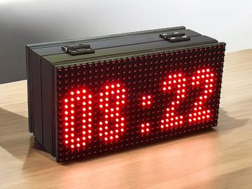 16x32 cm P10 Dijital Led Saat