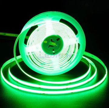 24V 10W 480Led İç Mekan Yeşil Cob Şerit Led