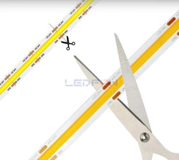 24V 10W 480 Led IP20 6000K Cob Şerit Led