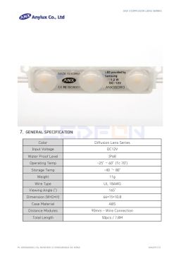 12V 1.2W Samsung 4000K Naturel Modül Led