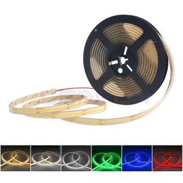 12V 10W 320Led Dış Mekan Mavi Cob Şerit Led