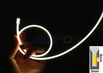 24V 3x8mm 6W IP67 4000K Naturel  Neon Led