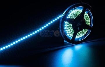 12V 9W 5mm 96 Led Silikonsuz Mavi Şerit Led