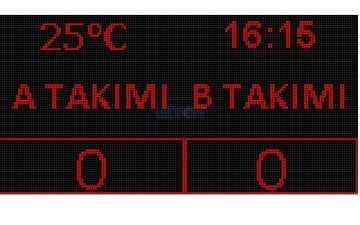 Led Skorbord Tabelası