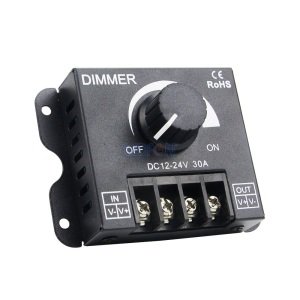 12V/24V Manuel Led Dimmer 30A