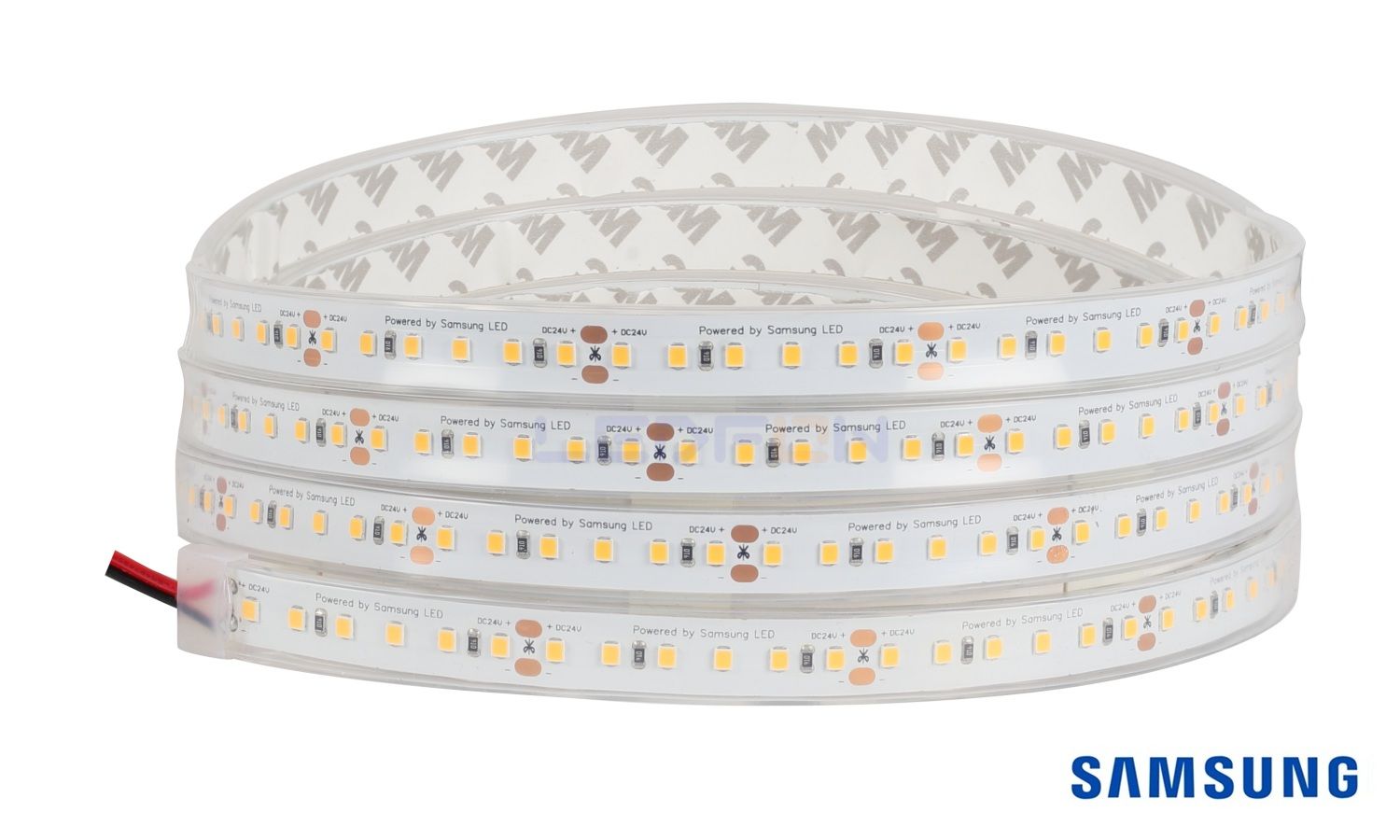24V 19.2W Samsung 120 Led IP65 Silikonlu 3000K Günışığı Şerit Led