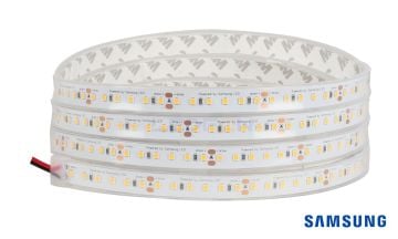 24V 19.2W Samsung 120 Led IP65 Silikonlu 3000K Günışığı Şerit Led