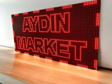 48x128 cm P10 Led Tabela