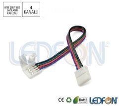 RGB Şerit Led İki Yönlü Hızlı Bağlantı Kablosu