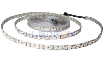 12V 3 Çip 120Led Silikonsuz RGB Şerit Led
